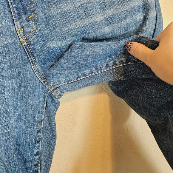 Levi's 515 Bootcut Jeans Light Wash Denim Women's 16 - Picture 6 of 12